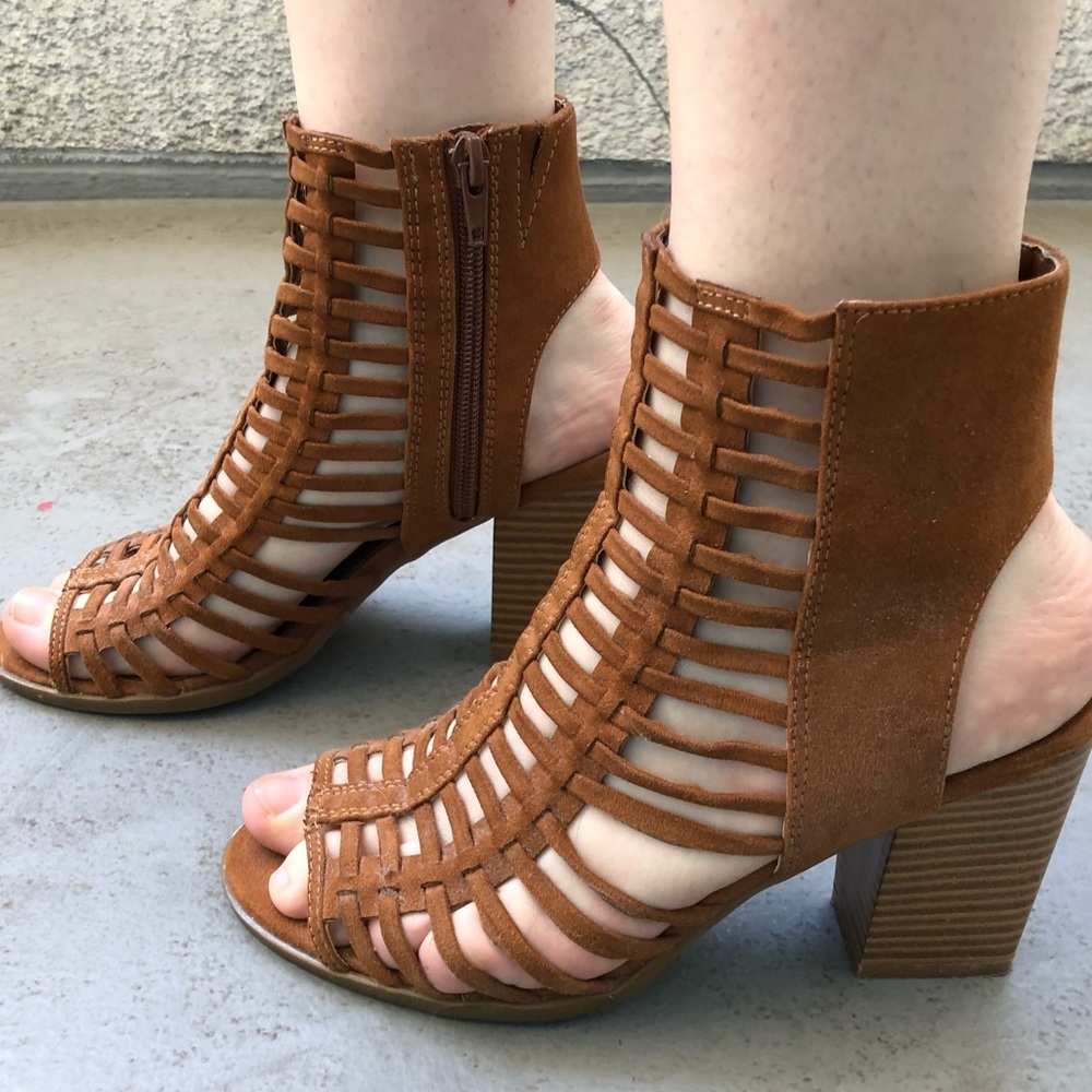 Brown Booty Heels